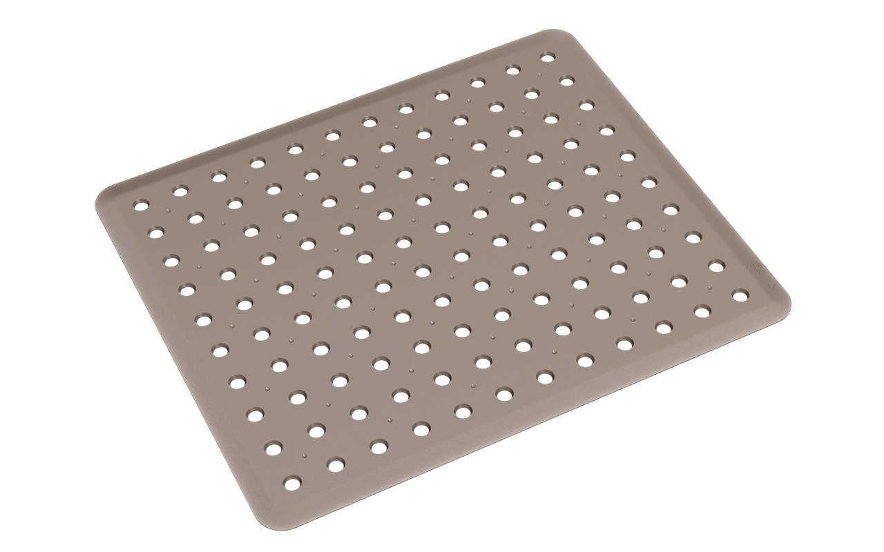 Grade De Pia Basic 32,8 X 27,8 X 0,3 Cm Warm Gray Coza Coza