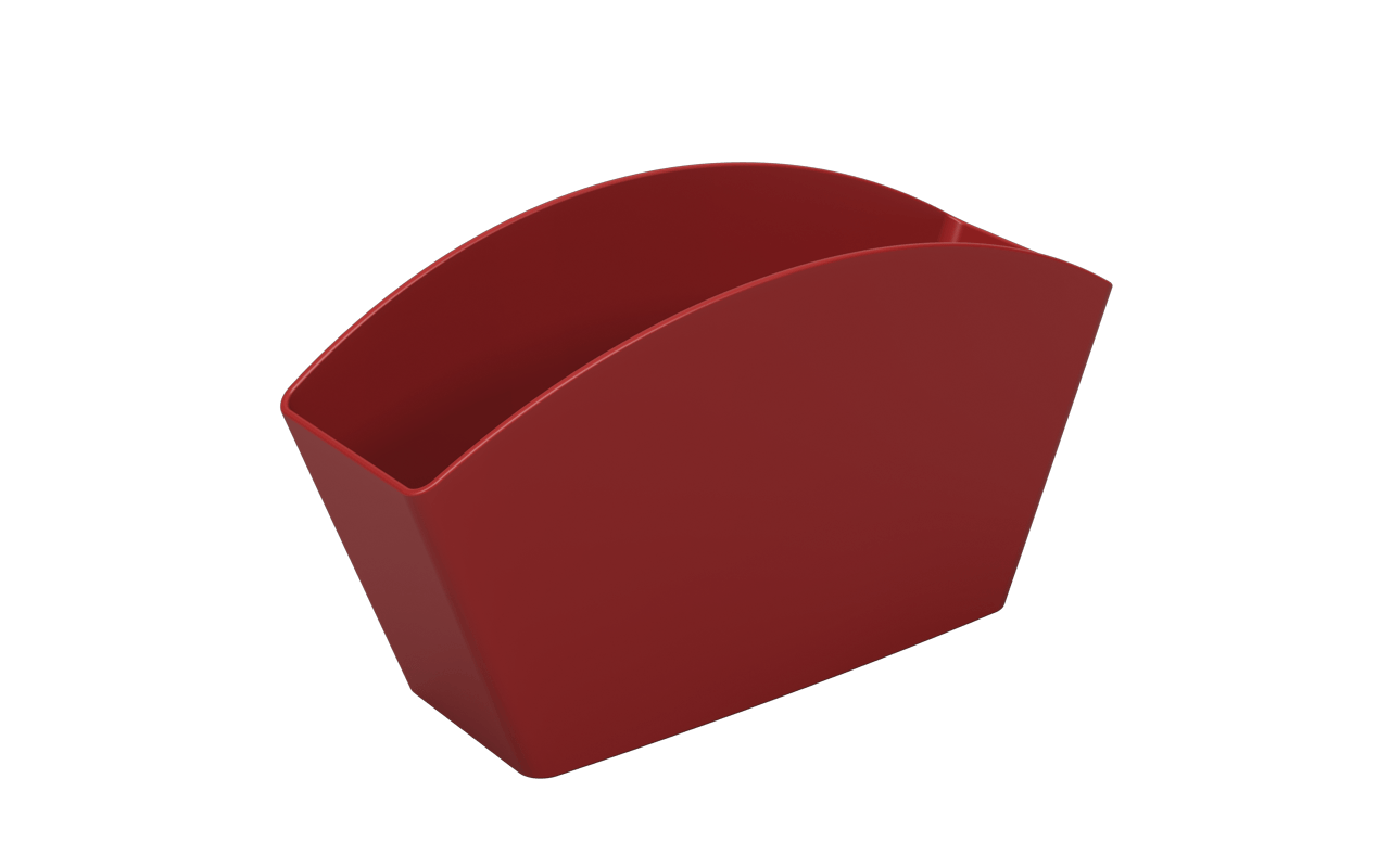 Escorredor De Talheres Basic 21,5 X 10,6 X 4,5 Cm Vermelho Bold Coza Vermelho