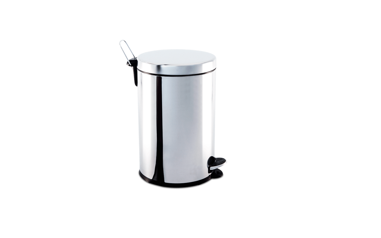 Lixeira Inox Com Pedal E Balde 5 Litros - Decorline Lixeiras Ø 20 X 30 Cm Brinox