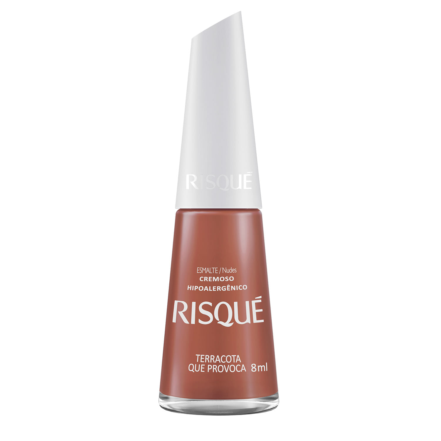 Esmalte Risqué Nude Cremoso Terracota Que Provoca 8ml