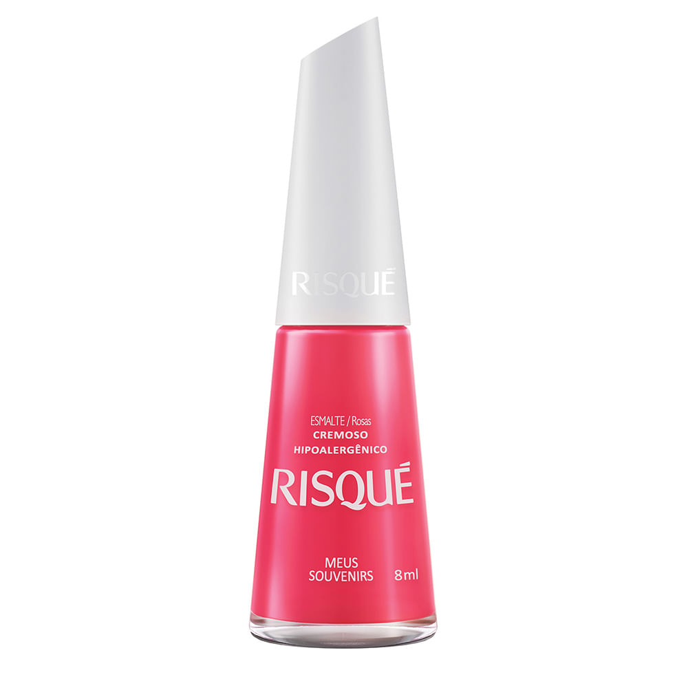 Esmalte Risqué Rosas Cremoso Meus Souvenirs 8ml