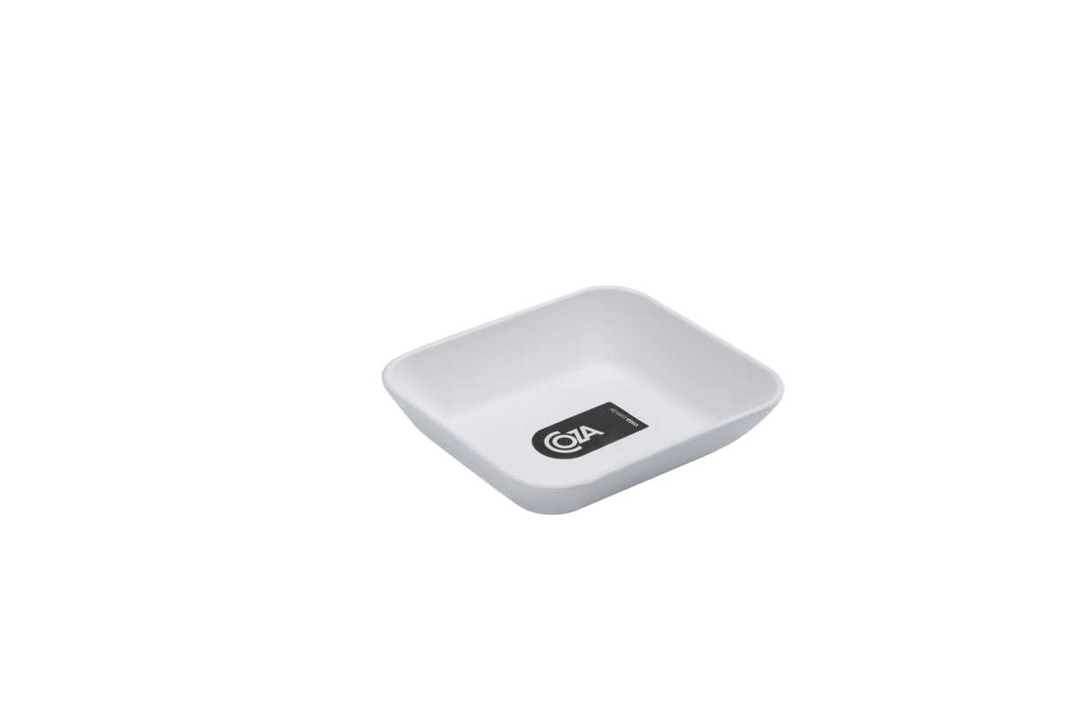 Prato Petisqueira Essential Pequeno 10,2 X 9,2 X 2,4 Cm Branco Coza Branco