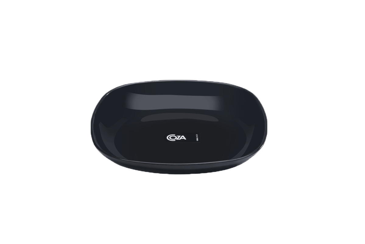 Prato Essential 17,2 X 17,2 X 2,7 Cm Preto Coza Preto