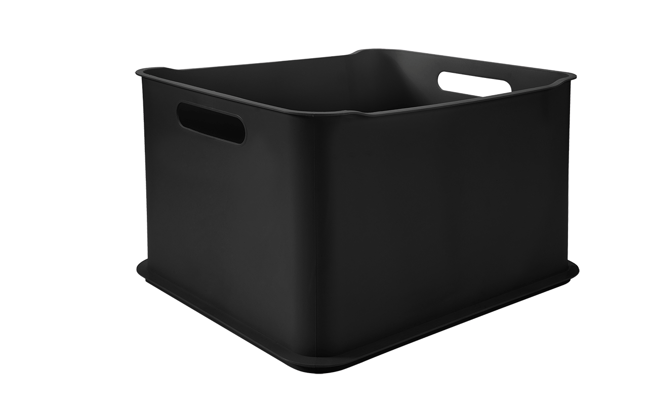 Cesta Fit Ultra 38 X 32 X 23 Cm Preto Coza