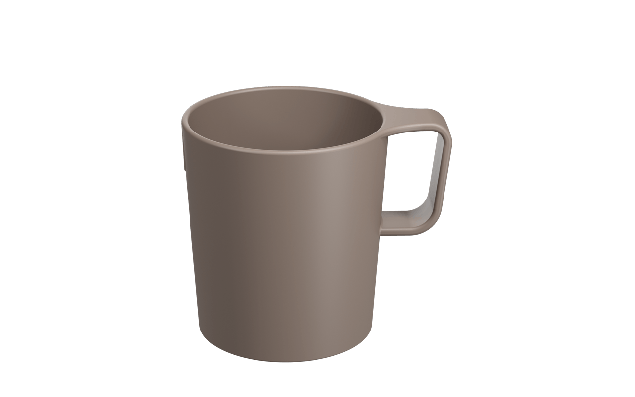 Caneca Empilhável Casual 12 X 8,3 X 11,5 Cm 250 Ml Branco