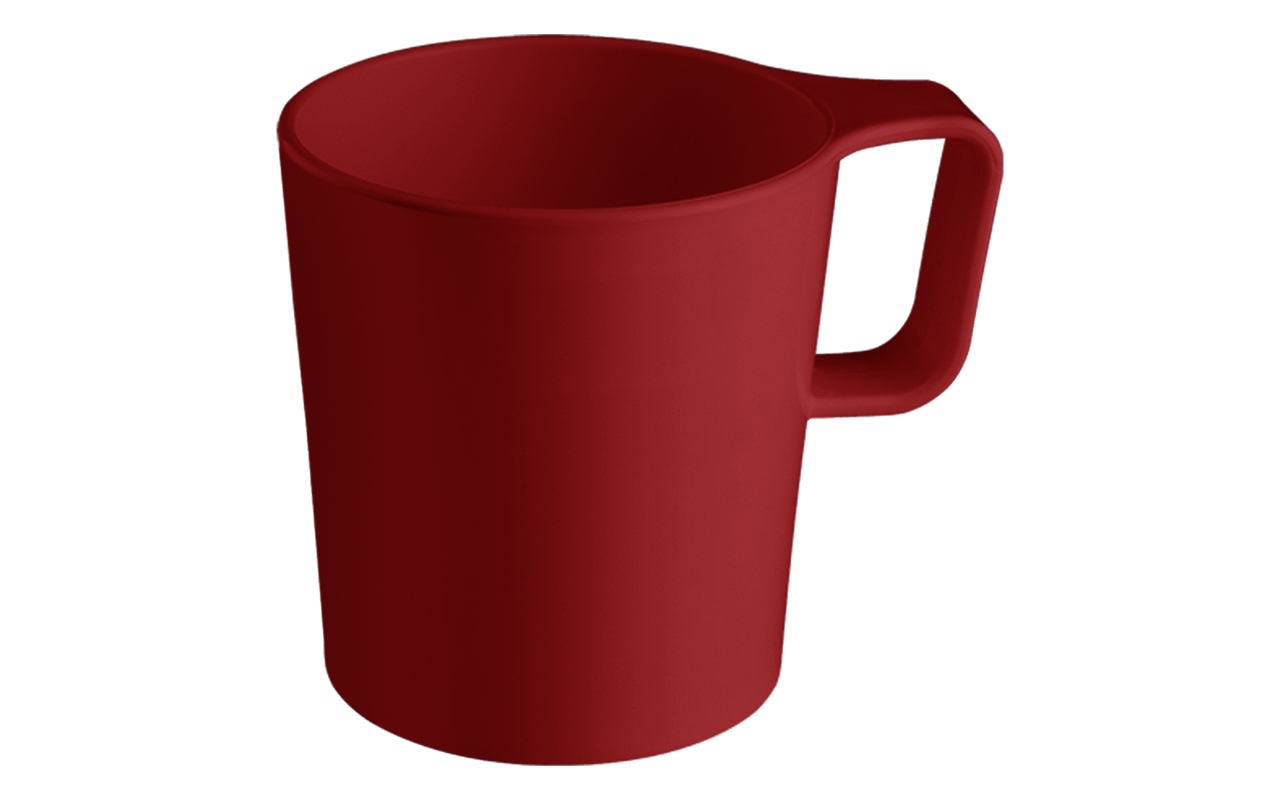 Caneca Empilhável Casual 12 X 8,3 X 11,5 Cm 250 Ml Vermelho Bold Coza-326039163