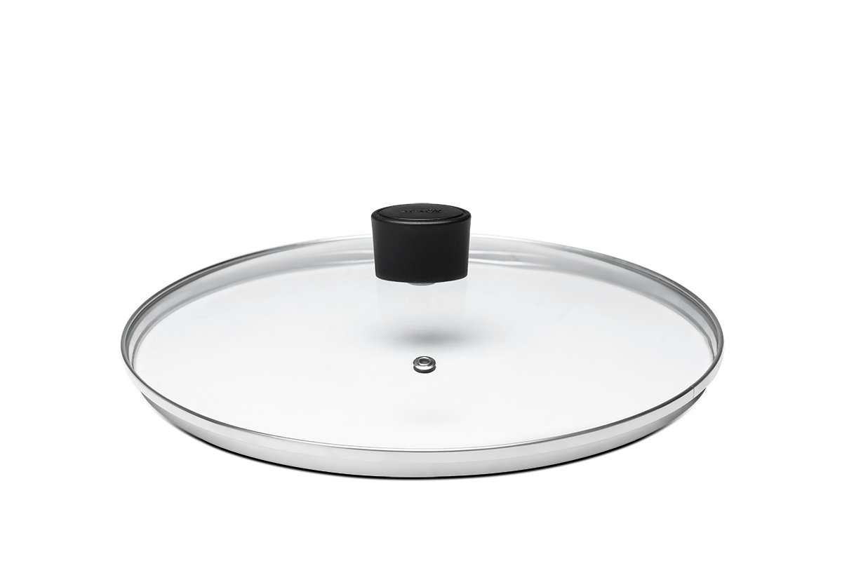 Tampa De Vidro - Ø 28 Cm - Brinox 28 Cm Inox