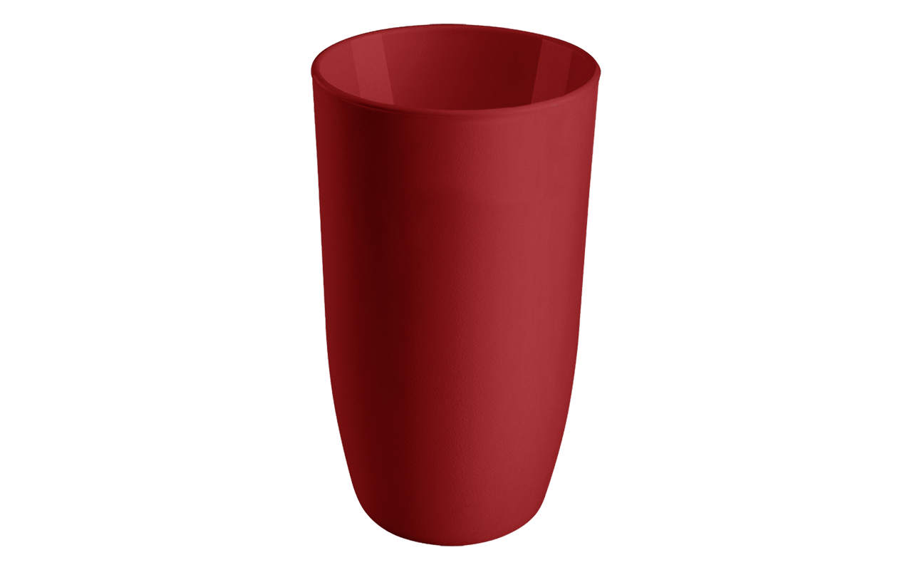 Copo Alto Cozy 7,3 X 7,3 X 13,1 Cm 400 Ml Vermelho Bold Coza-326039401 Vermelho