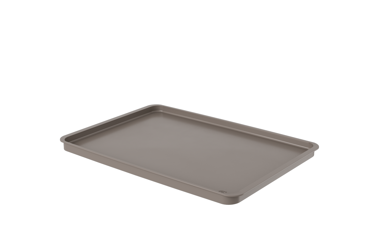 Bandeja Slim Warm Gray Casual Coza 34,6 X 24,5 X 1,5 Cm Coza