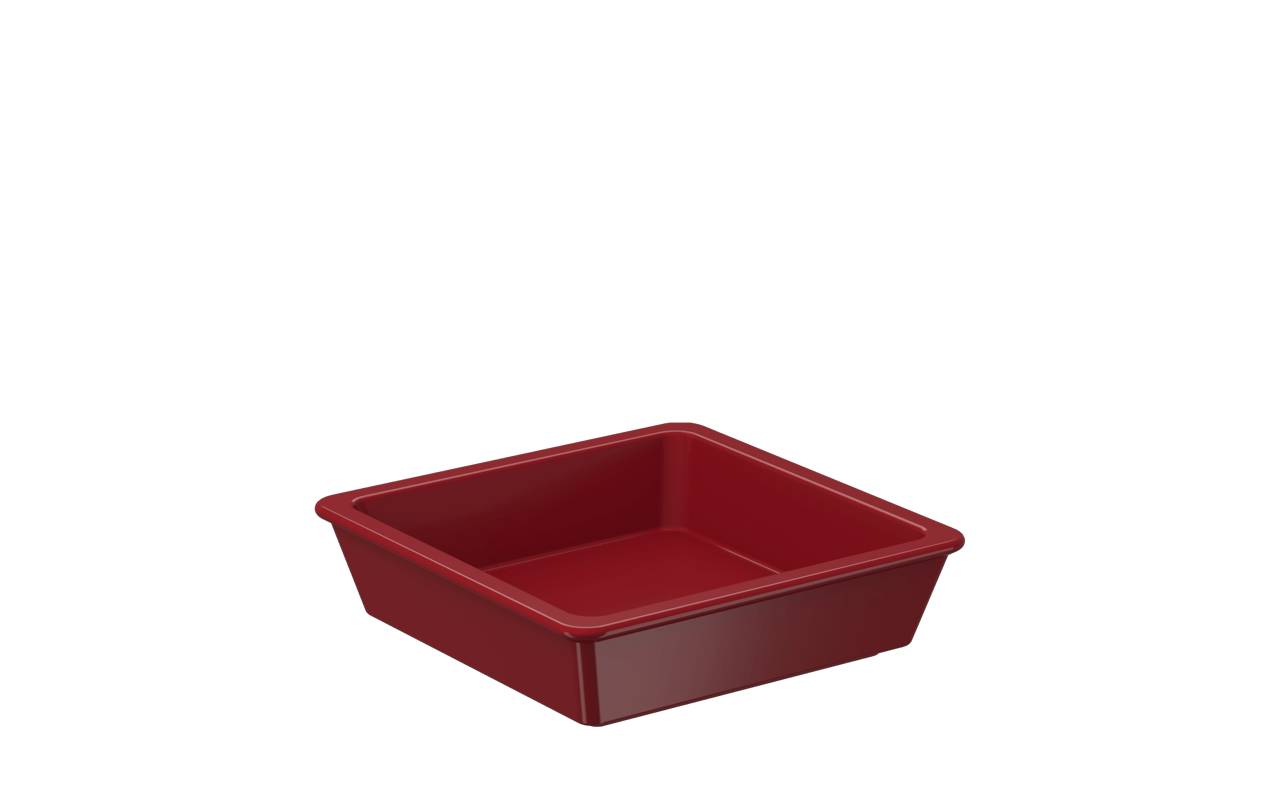 Molheira Para Shoyu 50ml Vermelho Bold Uno Coza 7,2 X 7,2 X 2 Cm Vermelho