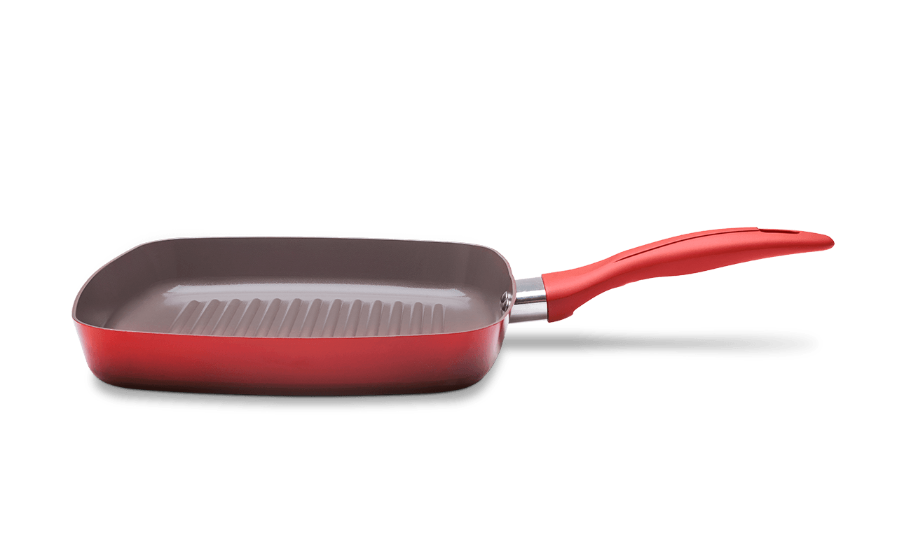 Grill - Smart 24 X 24 X 3 Cm Vermelho