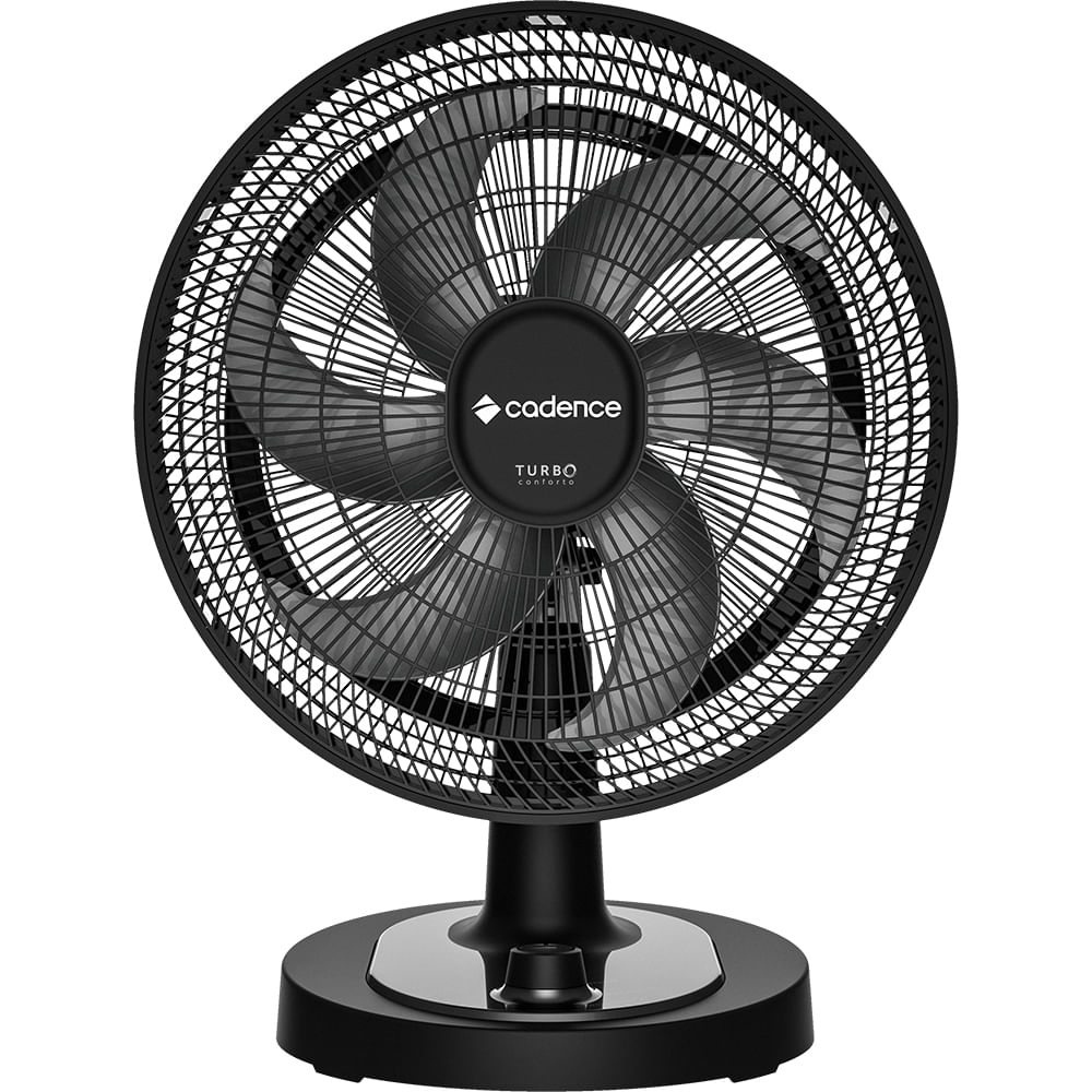 Ventilador Cadence Turbo Conforto Black