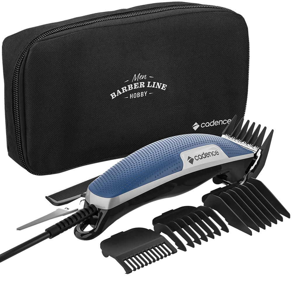 Máquina De Cortar Cabelo Cadence Barber Line Com Necessaire 220V
