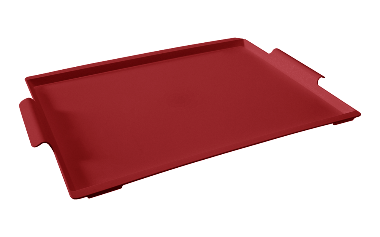 Bandeja Casual Maxi 50,7 X 33,6 X 3 Cm Vermelho Bold Coza Vermelho