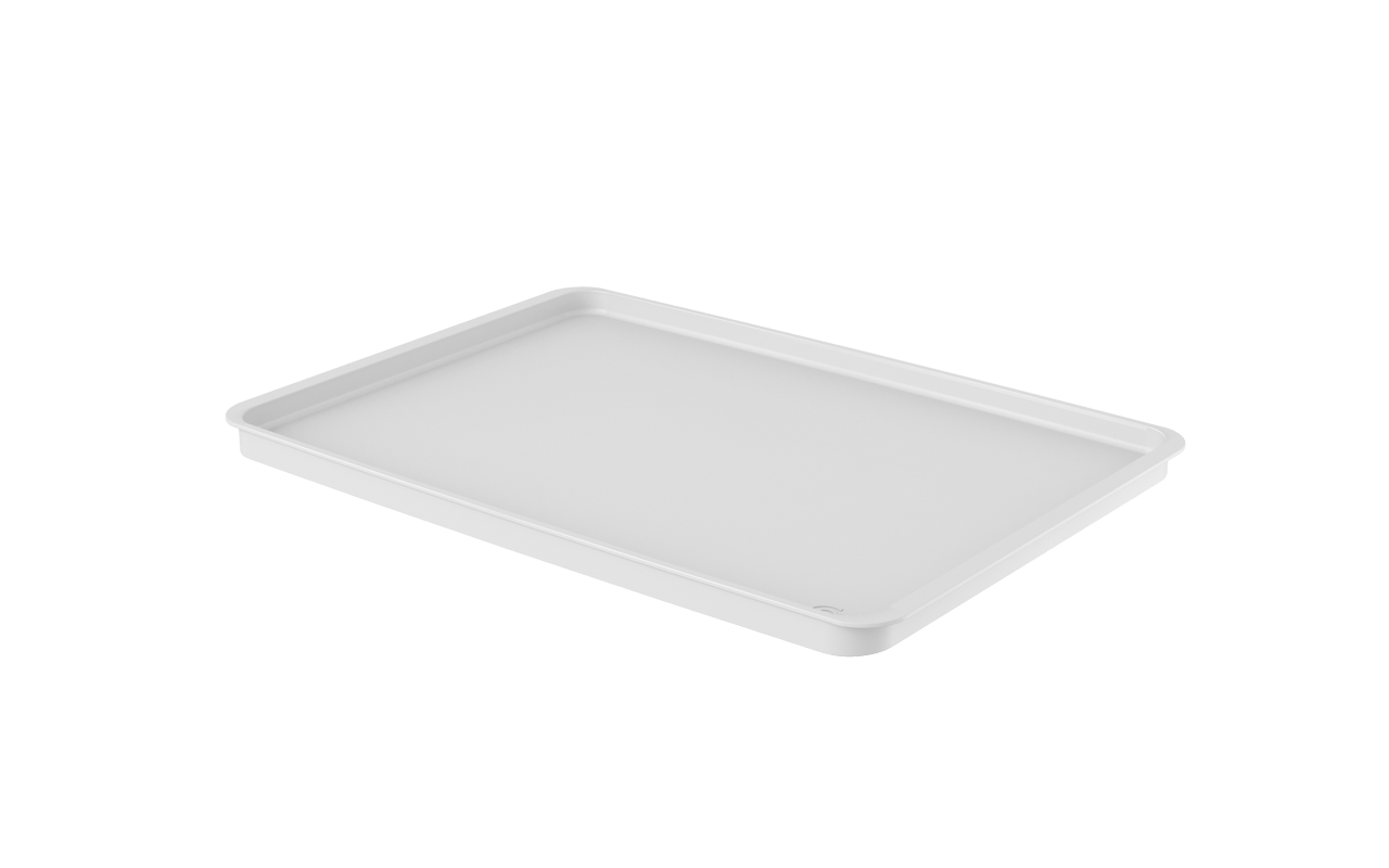 Bandeja Slim Branco Casual Coza 34,6 X 24,5 X 1,5 Cm Coza
