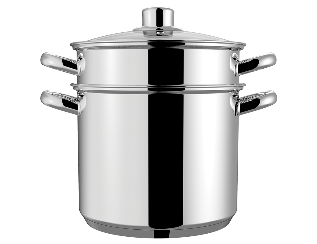 Espagueteira Savoy - Brinox Caldeirão Ø20 X 17cm 5L X Cozi 20 X 16,8cm 4,8L Inox