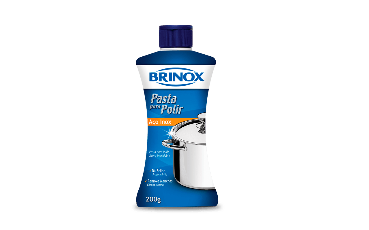 Pasta Para Polir Aço Inox 200 G Brinox