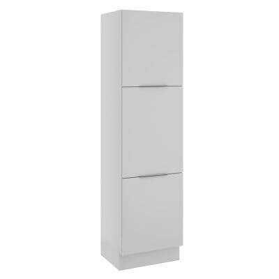 Paneleiro Madesa Stella 60 Cm 3 Portas - Branco Branco