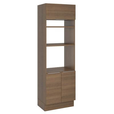 Torre Quente Madesa Stella 70 Cm 3 Portas Rustic Marrom