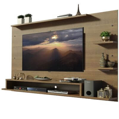 Painel Para Tv Até 65 Polegadas Madesa Alfa Rustic Madesa