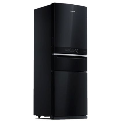 Geladeira/refrigerador 419 Litros 3 Portas Preto Frost Free - Brastemp - 110v - Bry59beana