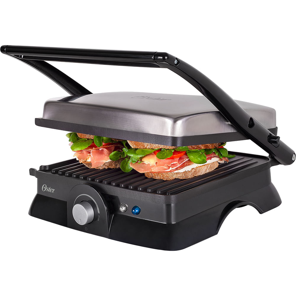 Grill Elétrico Multiuso Oster Inox 220V