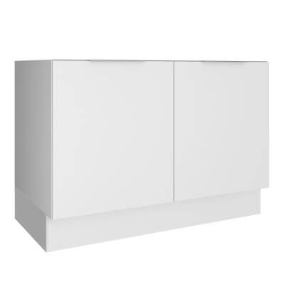 Balcão De Pia Madesa Stella 2 Portas - Branco Branco