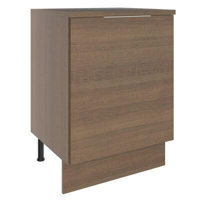 Balcão Madesa Stella 60 Cm 1 Porta Rustic Marrom