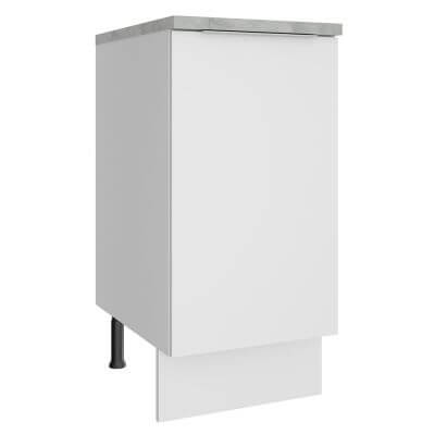 Balcão Madesa Stella 35 Cm 1 Porta - Branco Branco