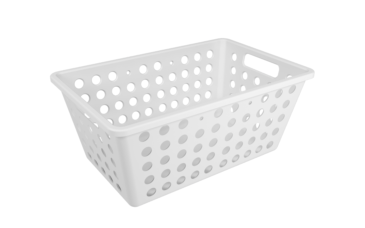 Cesta One Grande 28,8 X 19,1 X 12,3 Cm Branco