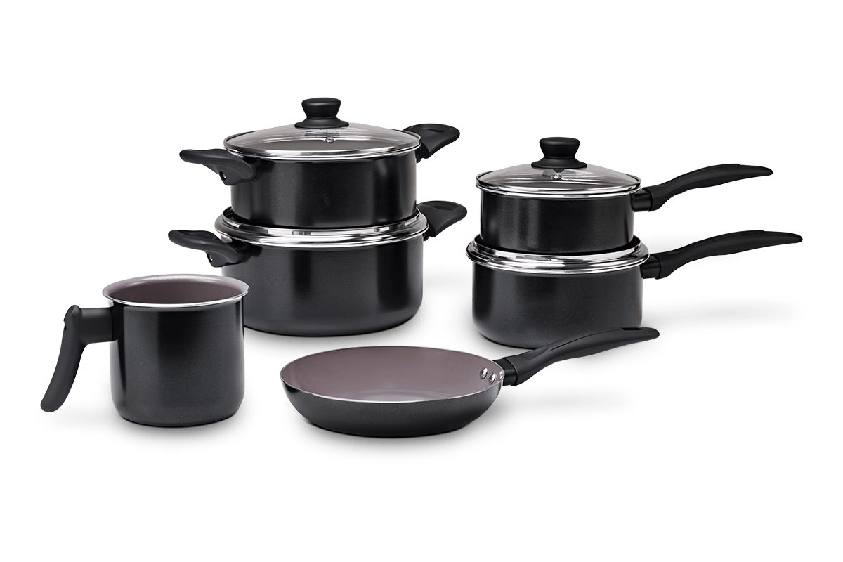 Jogo De Panelas 6 Peças Ceramic Life Tulip - Brinox Inox