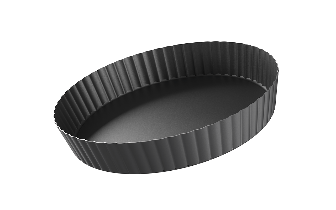 Forma Para Quiche Com Fundo Removivel Ø24 Cm Brinox Ø24 Inox