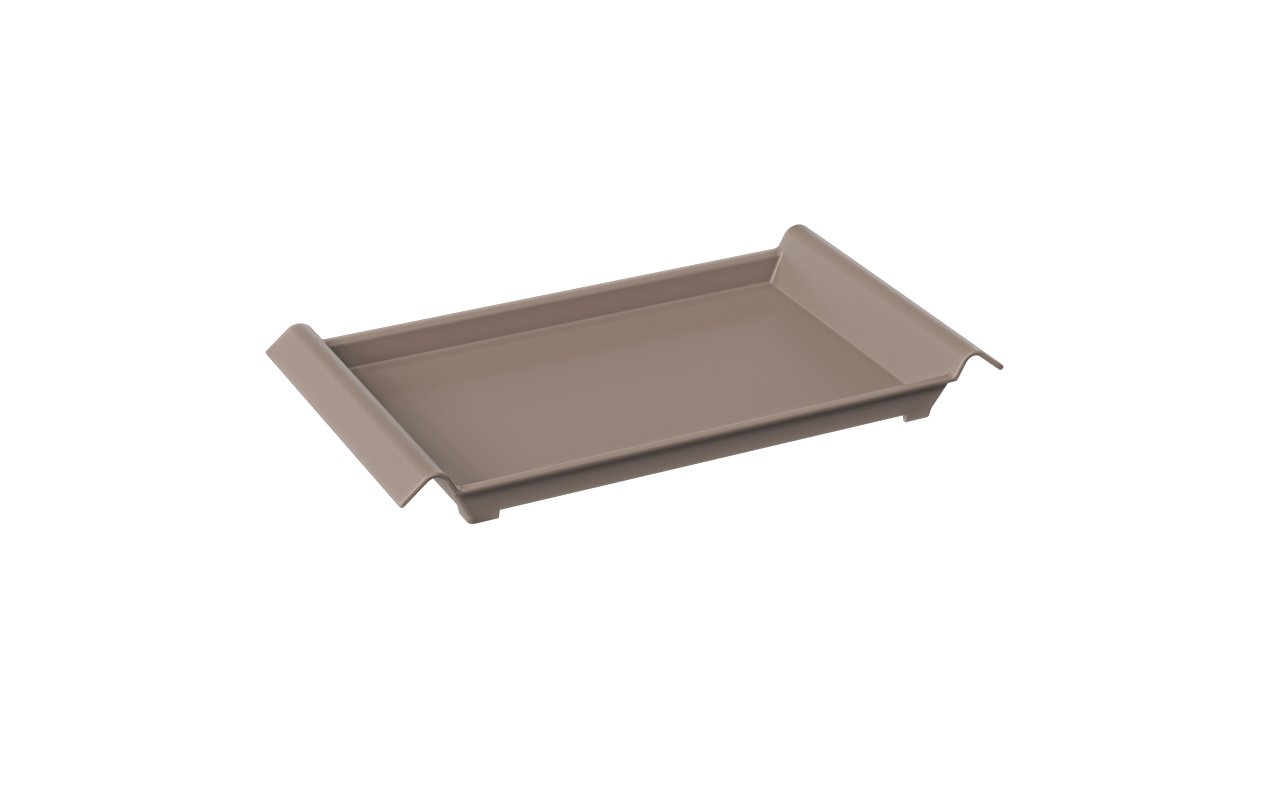 Bandeja Casual Pequena 34 X 19 X 3,8 Cm Warm Gray