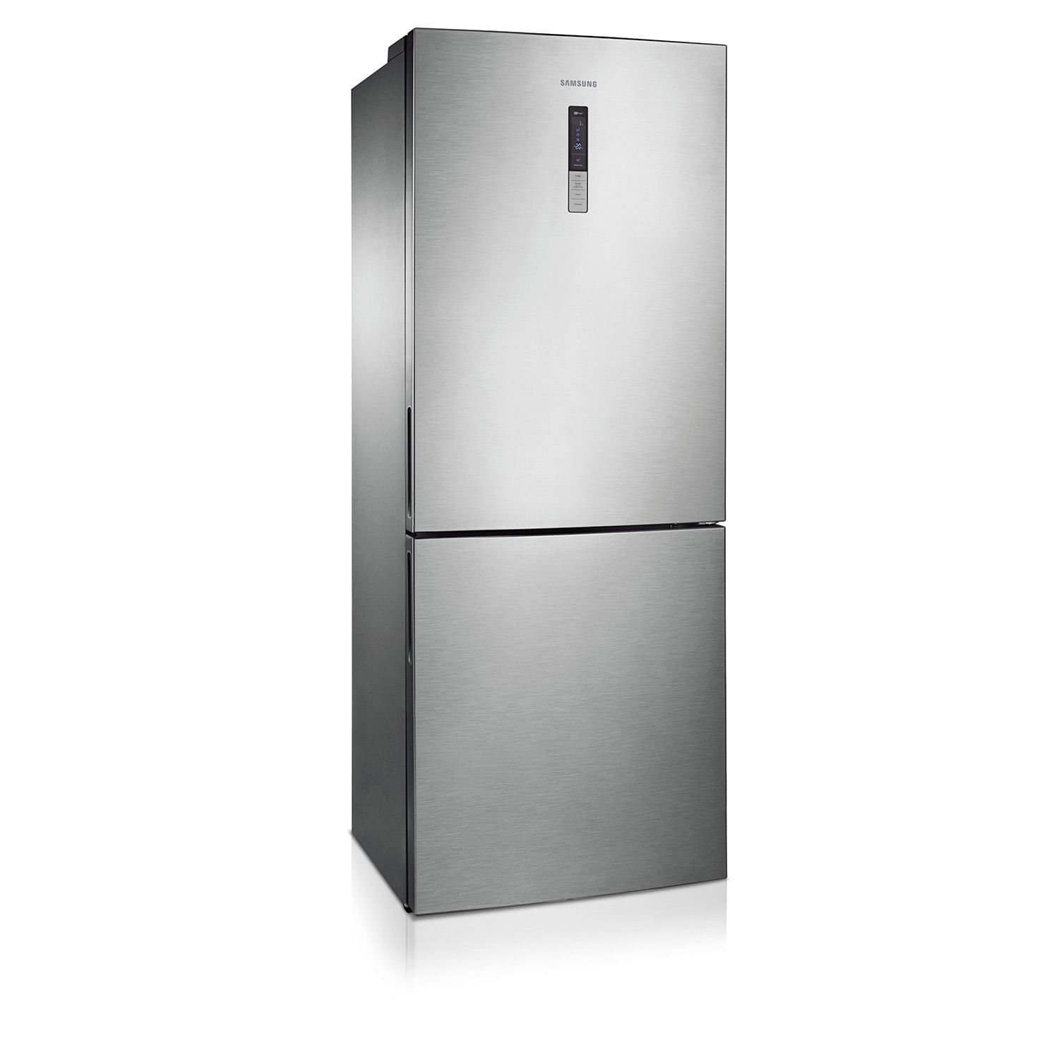 Geladeira Inverter Frost Free Samsung Duplex Inverse Barosa Com Smart Sensor E Rack Para Vinho Rl4353rbasl 435L Inox Look Samsung