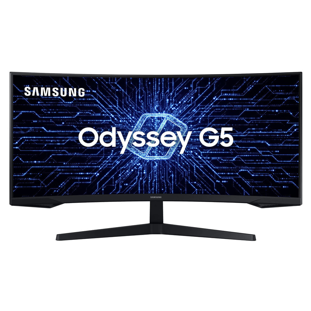 Monitor Gamer Curvo Samsung Odyssey Ultra Wqhd 165Hz Hdmi Freesync Premium Série G5