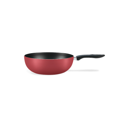 5. Panela Wok Chilli 28 cm 28 x 9 cm Cereja - Brinox