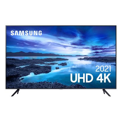 Smart Tv Samsung Uhd Processador Crystal 4K 58Au7700 Tela Sem Limites Visual Livre De Cabos Samsung