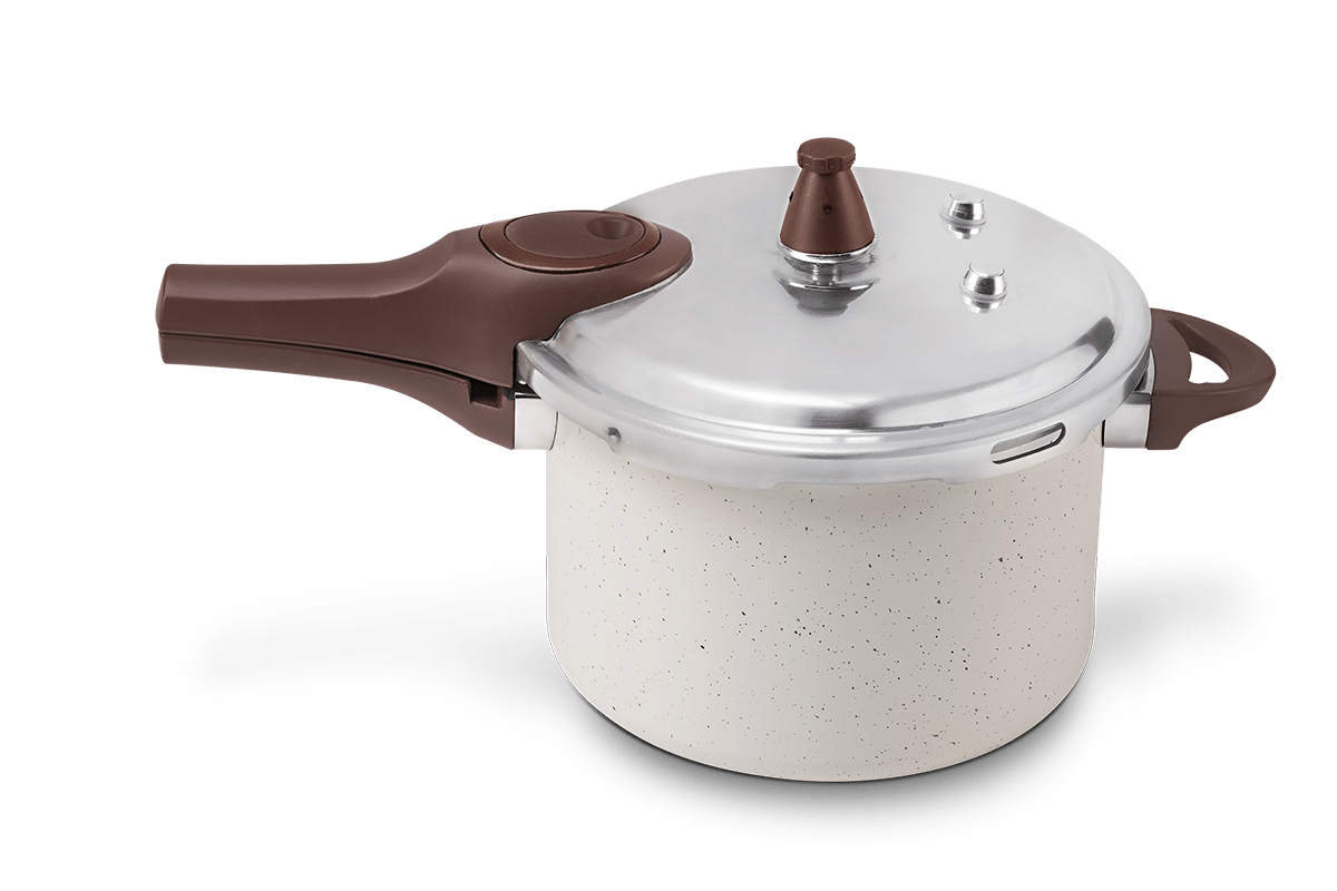 Panela De Pressão Ceramic Life Pressure Com Indução 4,2L - Brinox 20 X 14,5cm 4,2 L Inox