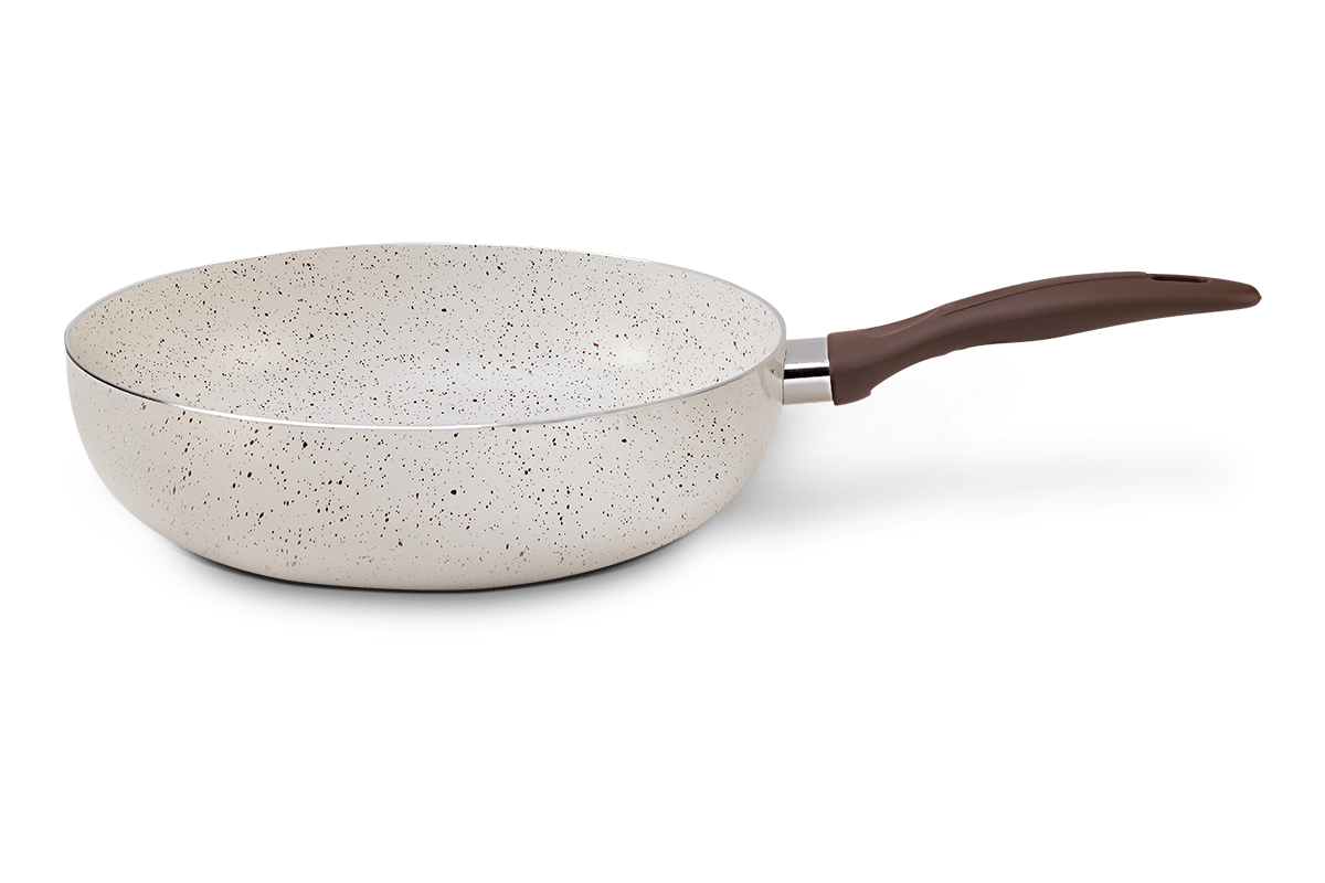 Wok Ø28 Ceramic Life Granada Indução - Brinox 28 Cm Inox