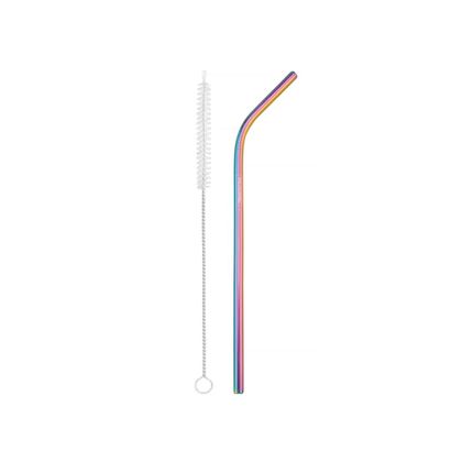 10. Jogo com 1 Canudo Aco Inox 21cm - Tramontina