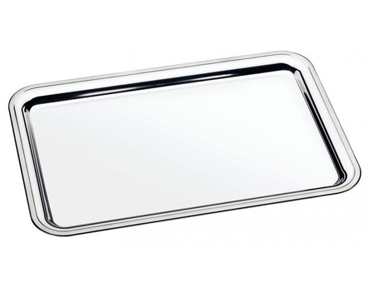 Bandeja Retangular Tramontina Buena Inox Ø 49cm