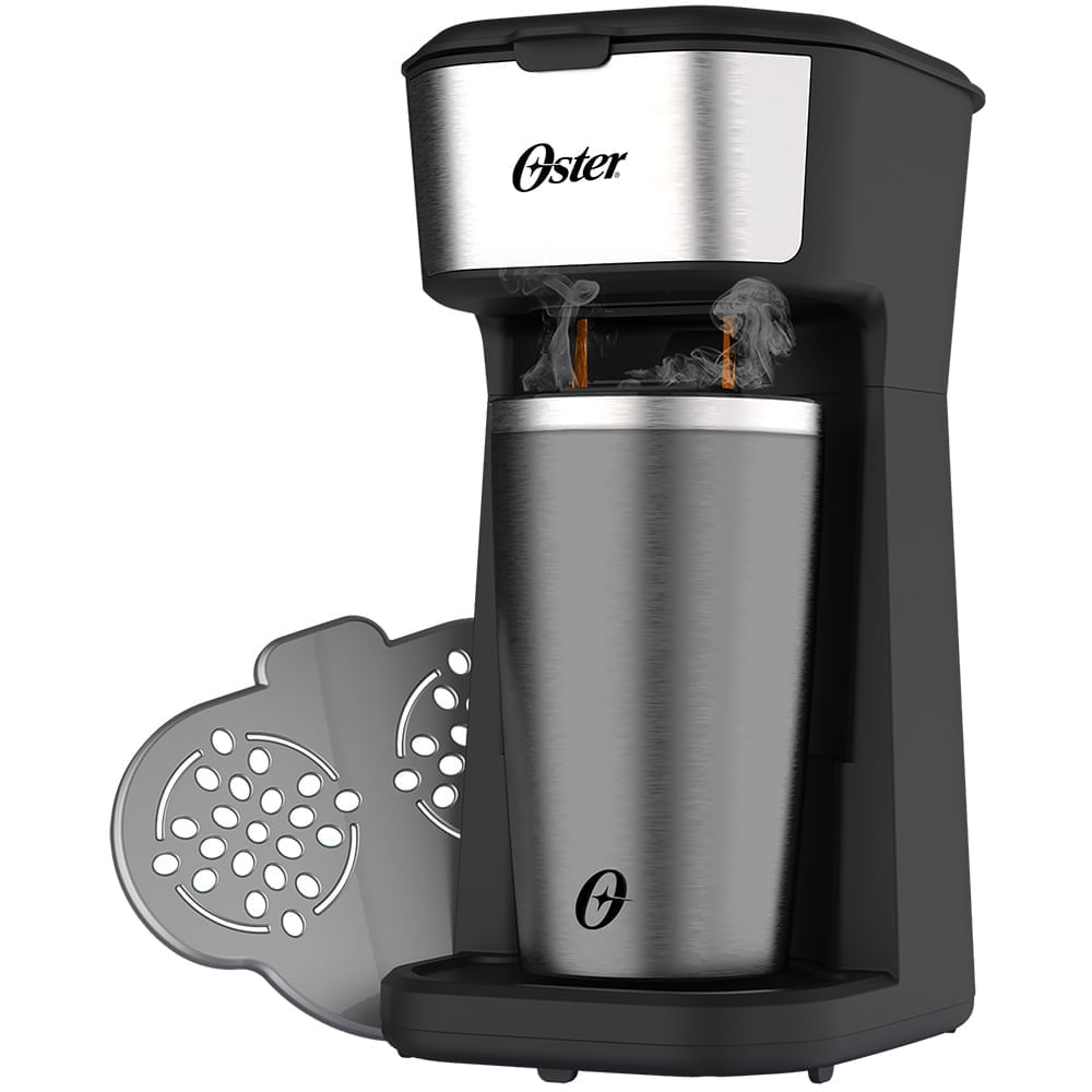 Cafeteira Oster 2Day Inox 2 Em 1 Com Copo Térmico 220V