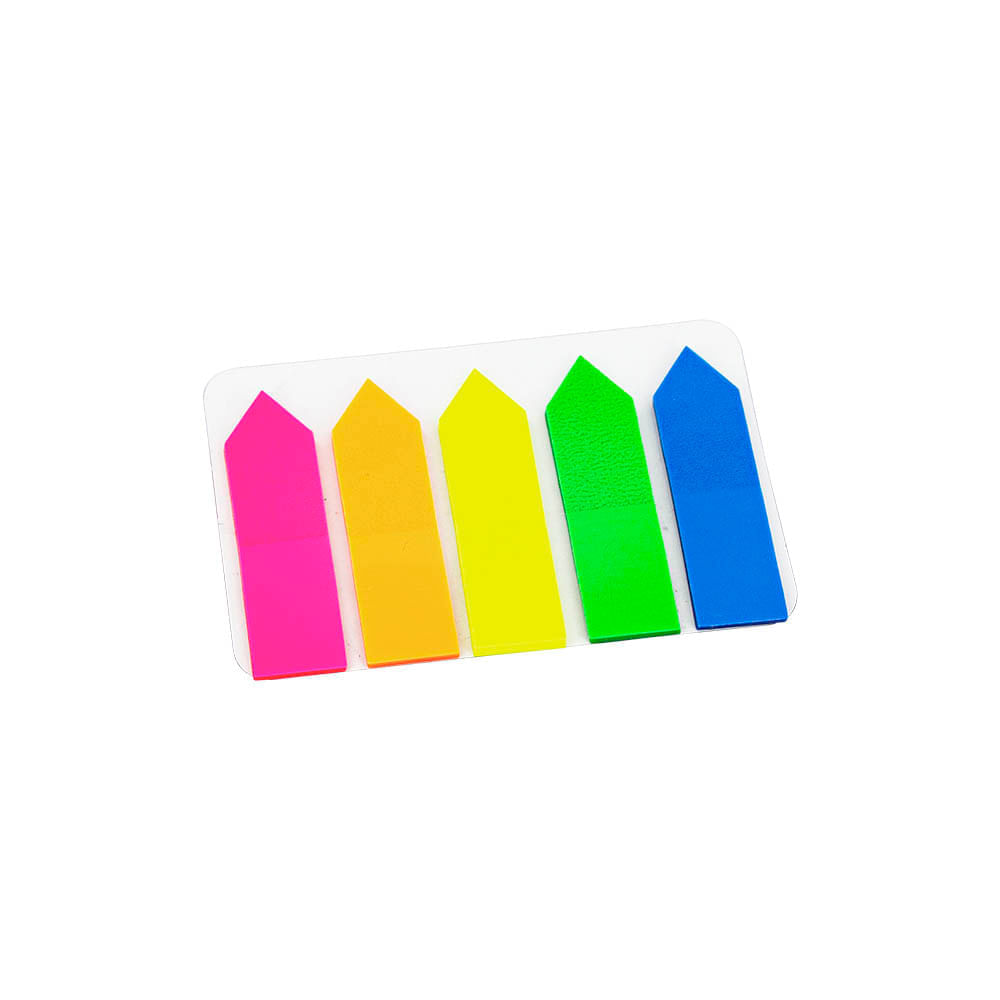 Flag Seta 12X44mm 5 Cores Neon 100Fl Keep - Ei024 Keep