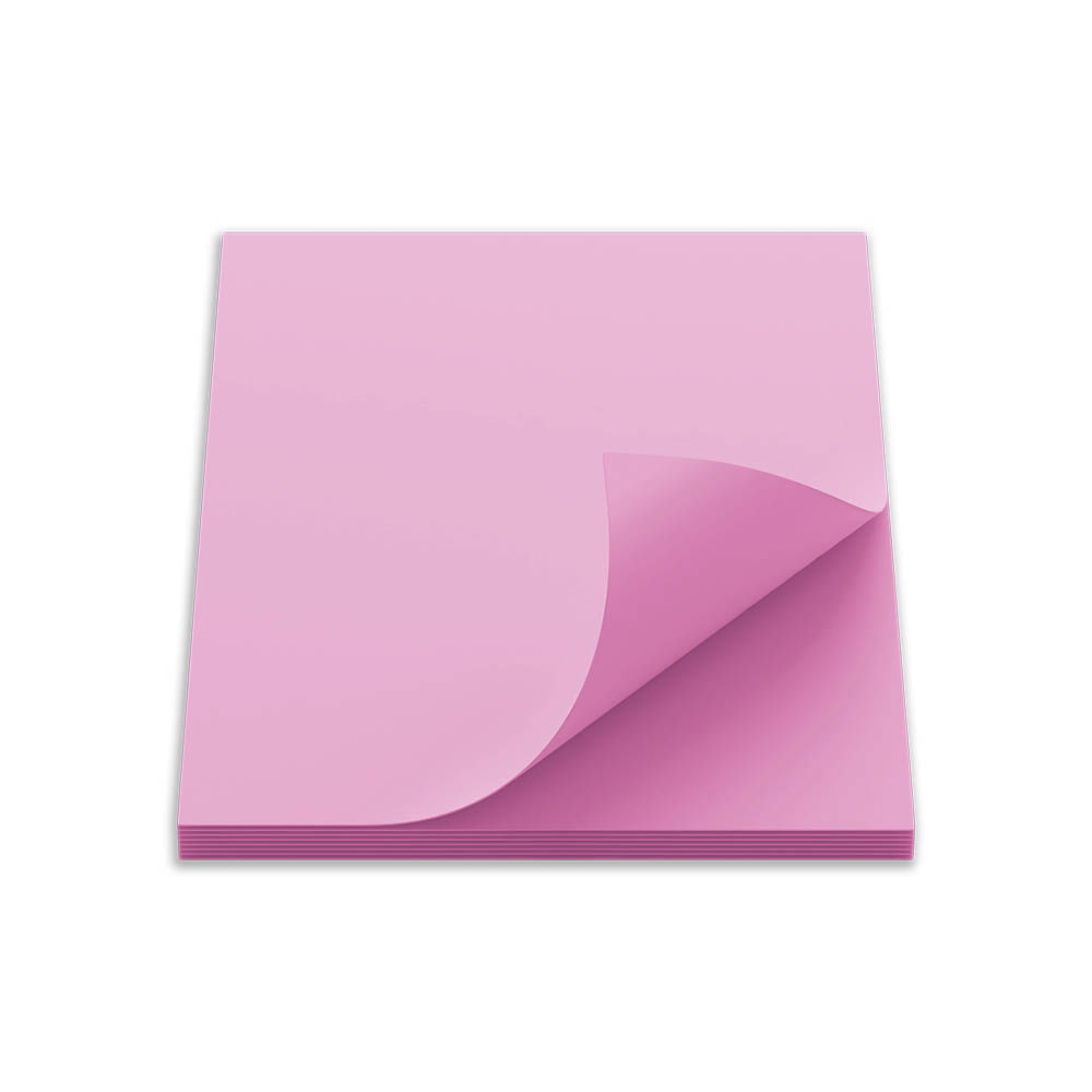 Bloco Adesivo 75X75mm Rosa 100Fl Keep - Ei021 Rosa