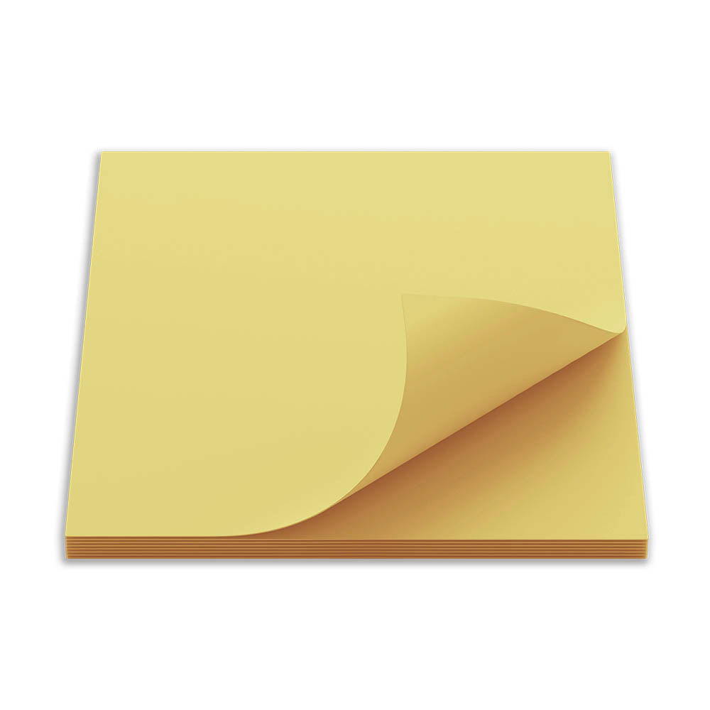 Bloco Adesivo 75X100mm Amarelo 90Fl Keep - Ei033