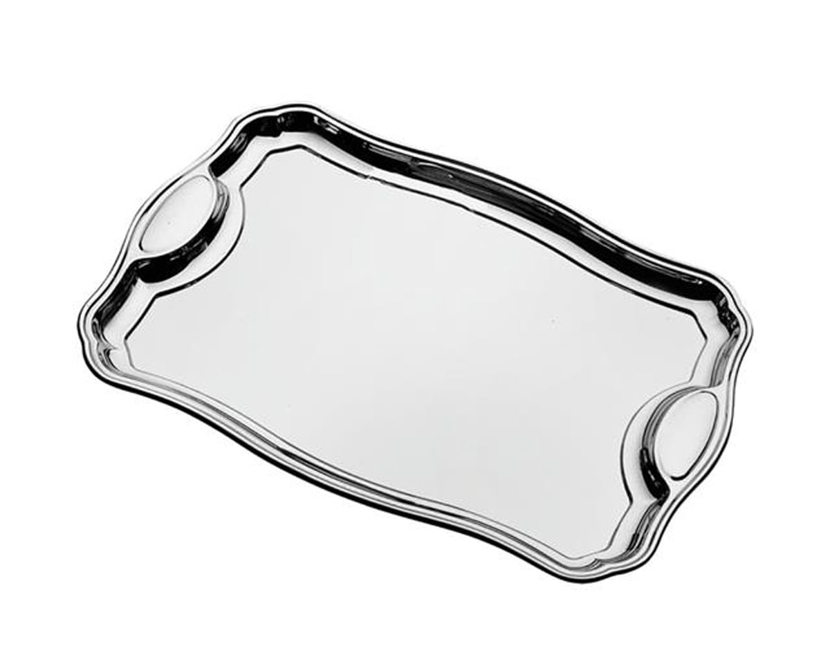 Bandeja Tramontina Retangular Aço Inox 42 X 29 Cm