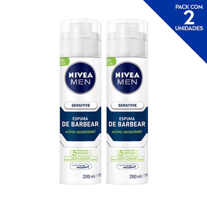 3. Espuma de Barbear Sensitive 200ml - Nivea