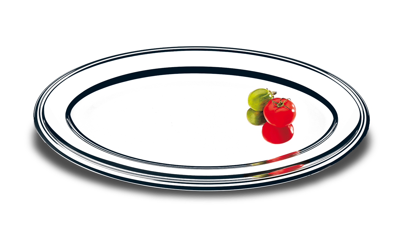 Travessa Oval Para Buffet - Arienzo Ø 68 X 43 Cm Buffet
