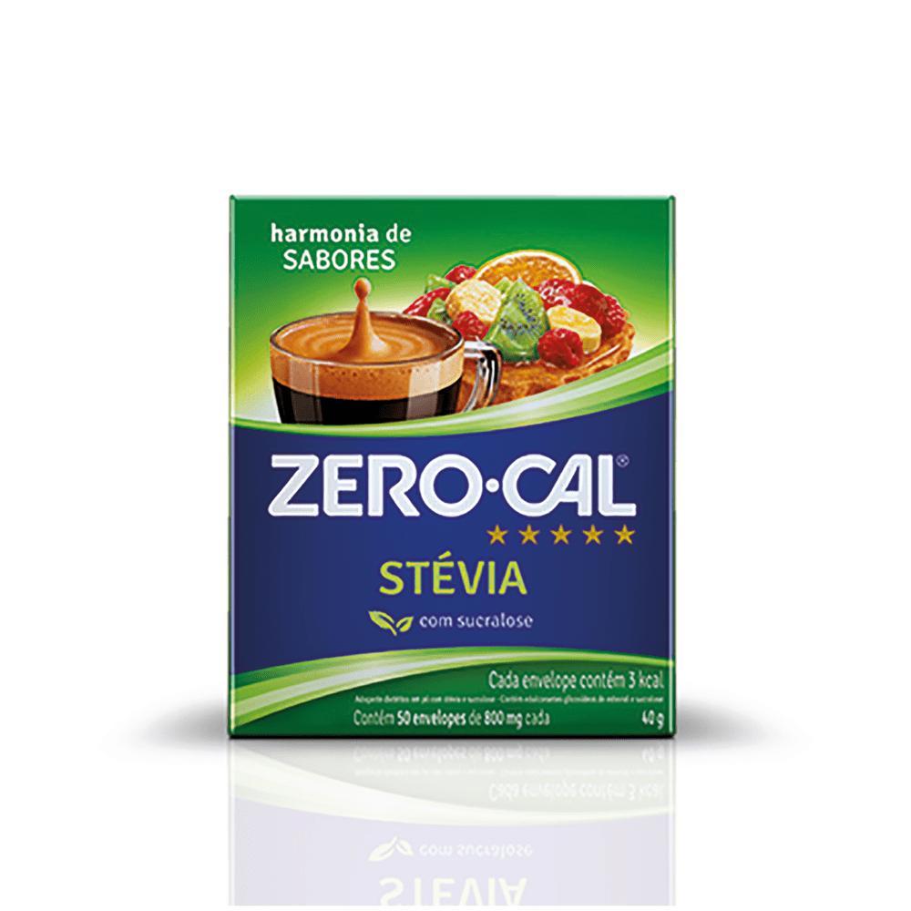 Zero-Cal Stévia Pó 50 Sachês