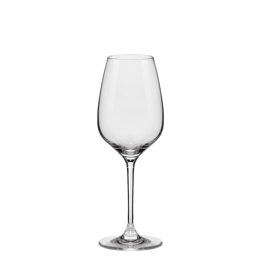 Jogo De 6 Taças De Cristal Vinho/Água 340ml Slim Classic Oxford